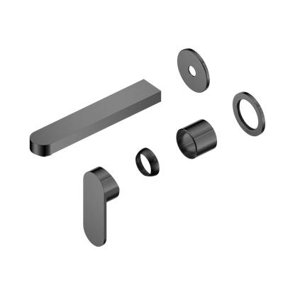 Ecco Wall Basin/Bath Mixer Separate Back Plate 60mm Trim Kits Only Gun Metal