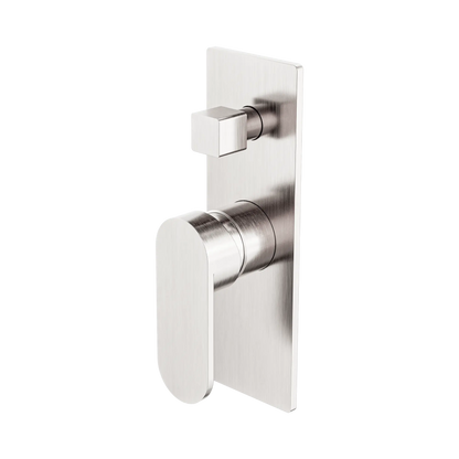 Ecco Shower Mixer With Diverter Brushed Nickel
