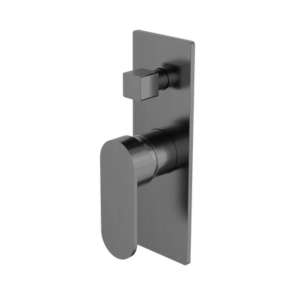 Ecco Shower Mixer With Diverter Gun Metal
