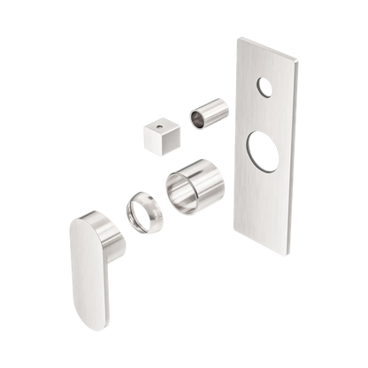 Ecco Shower Mixer With Diverter Trim Kits Only Brushed Nickel