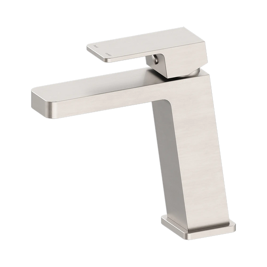 Celia Basin Mixer Angle Spout Brushed Nickel