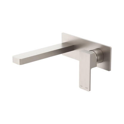 Celia Wall Basin/Bath Mixer Brushed Nickel