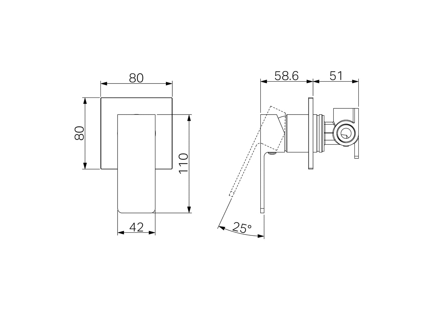 Celia Shower Mixer Chrome