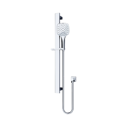 Rain Square 3 Function Shower Rail Chrome