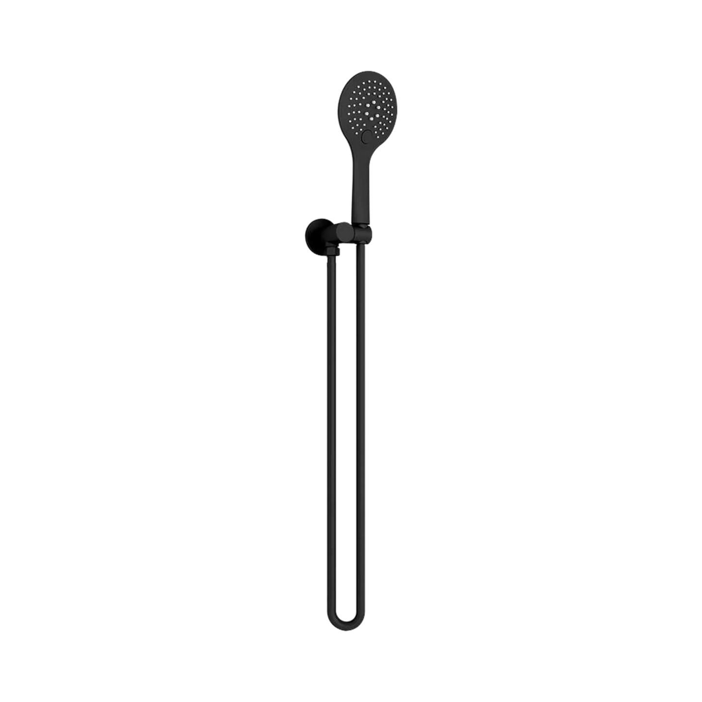 Rain 3 Function Shower On Bracket Matte Black
