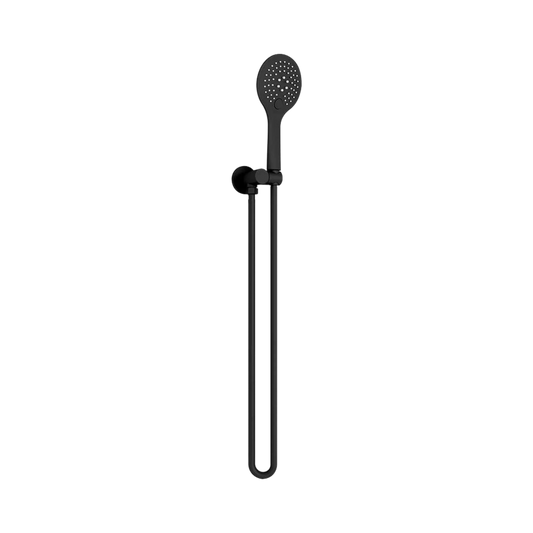 Rain 3 Function Shower On Bracket Matte Black