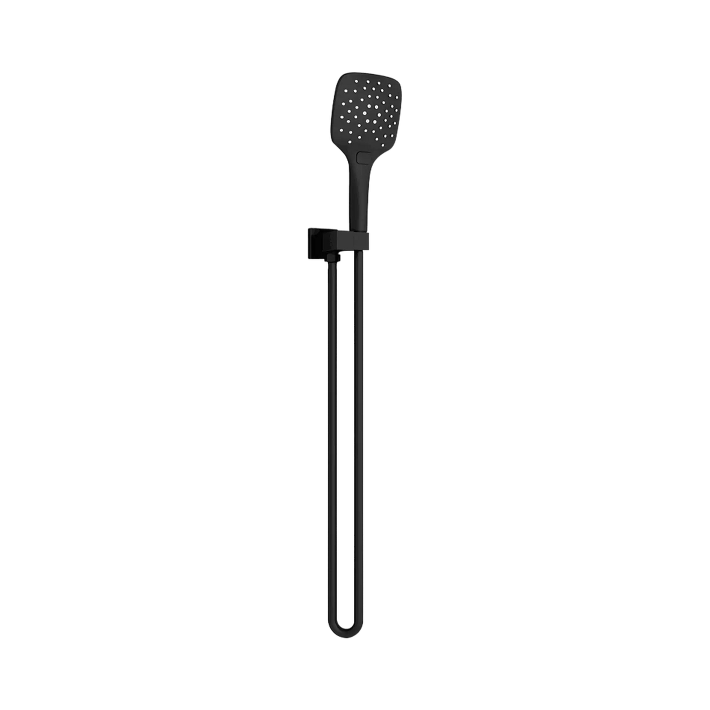 Rain Square 3 Function Shower On Bracket Matte Black