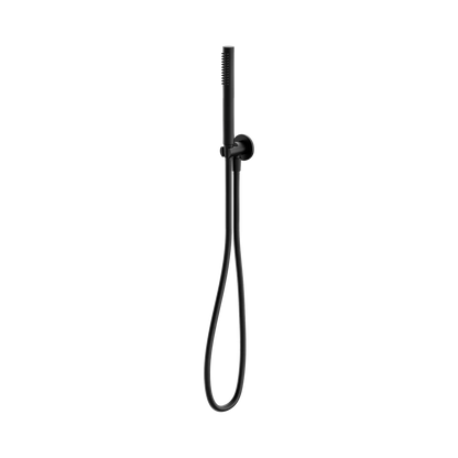 Slim Shower On Bracket Matte Black
