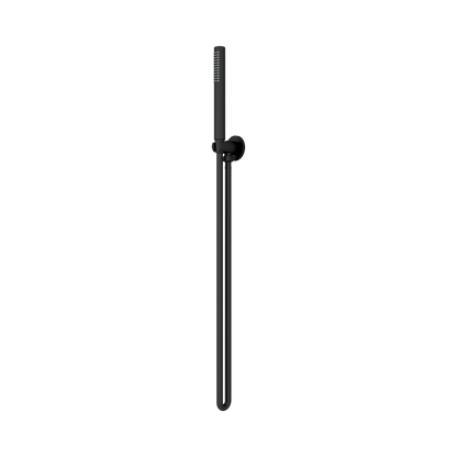 Slim Shower On Bracket Matte Black