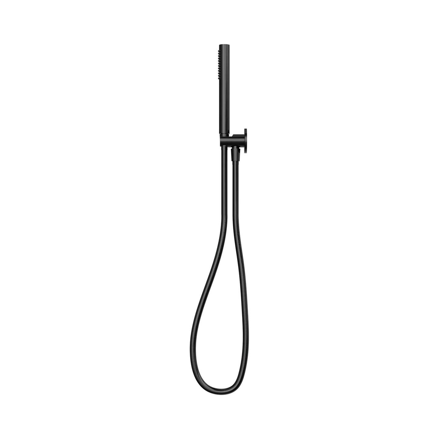 Slim Shower On Bracket Matte Black