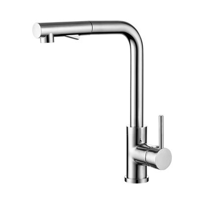 Pull Out Sink Mixer With Vegie Spray Function Chrome