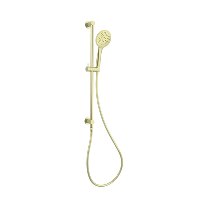 3 Function Shower Rail Brushed Gold