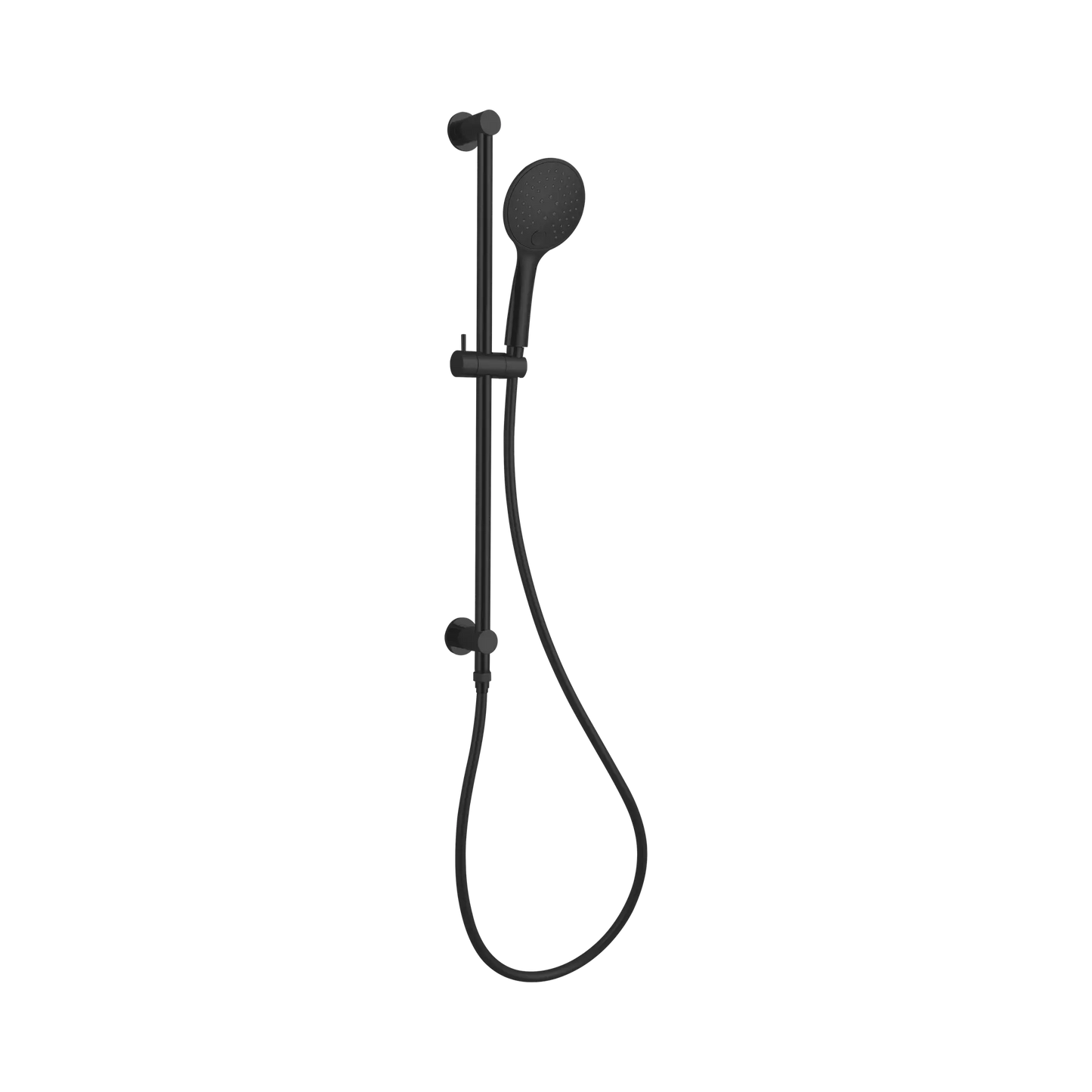 3 Function Shower Rail Matte Black