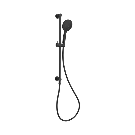 3 Function Shower Rail Matte Black