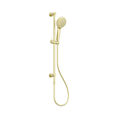 3-Function Shower Rail Brushed Gold