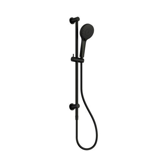 3-Function Shower Rail Matte Black