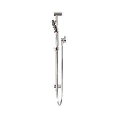 Round Metal Project Rail Shower Brushed Nickel