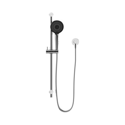 Round Metal Project Rail Shower Chrome