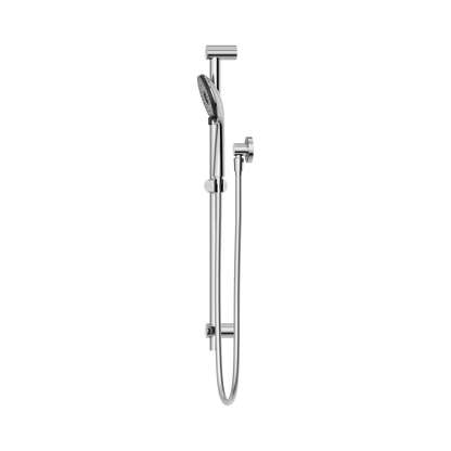 Round Metal Project Rail Shower Chrome