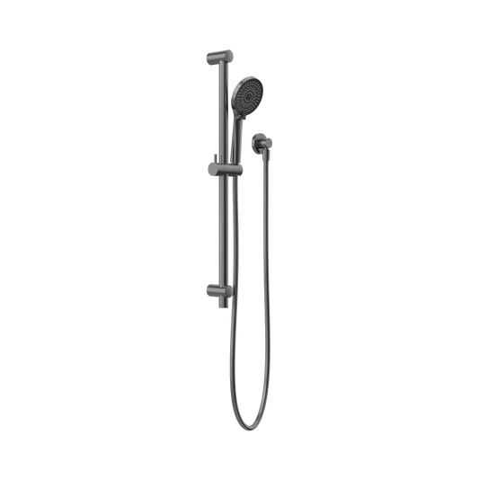 Round Metal Project Rail Shower Gun Metal