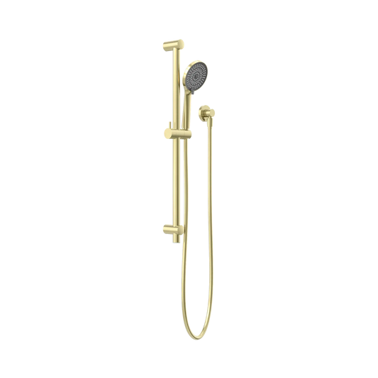 Round Metal Project Shower Rail 4 Star Rating Brushed Gold