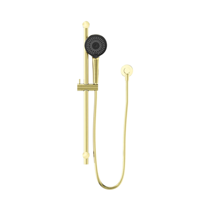 Round Metal Project Shower Rail 4 Star Rating Brushed Gold