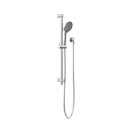 Round Metal Project Shower Rail 4 Star Rating Brushed Nickel