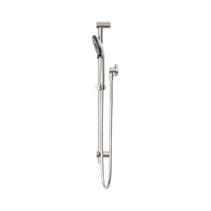 Round Metal Project Shower Rail 4 Star Rating Brushed Nickel