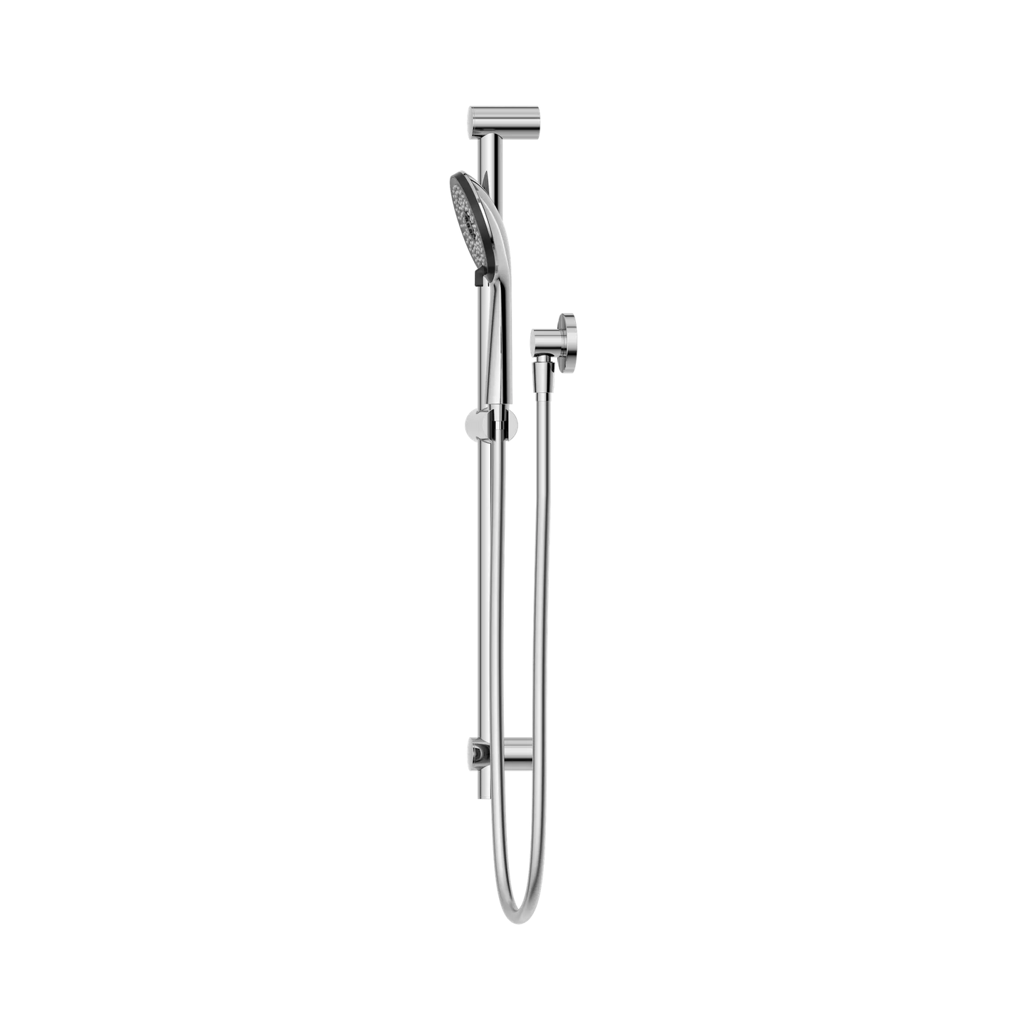 Round Metal Project Shower Rail 4 Star Rating Chrome