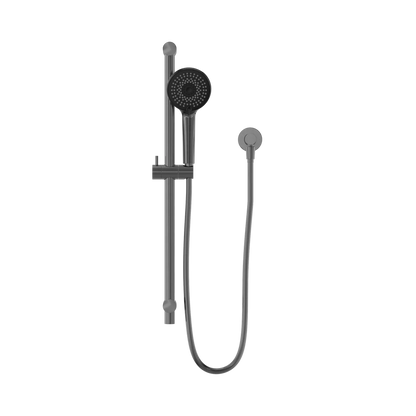 Round Metal Project Shower Rail 4 Star Rating Gun Metal