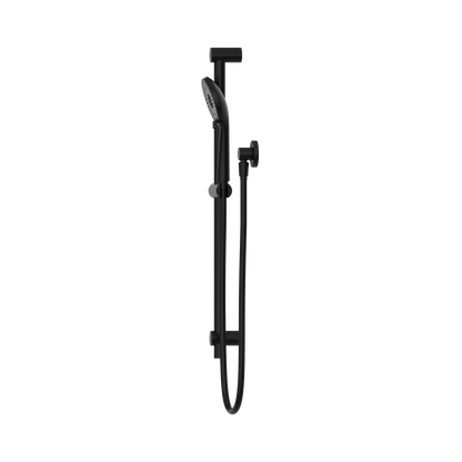 Round Metal Project Shower Rail 4 Star Rating Matte Black