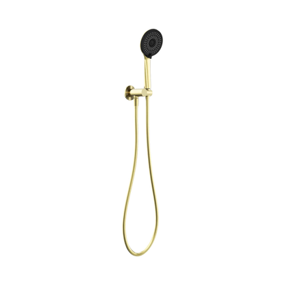 Project Round Shower On Bracket 4 Star Rating Brushed Gold