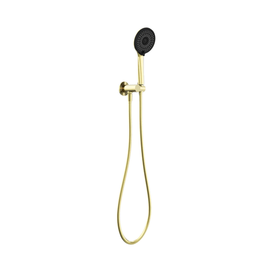 Project Round Shower On Bracket 4 Star Rating Brushed Gold