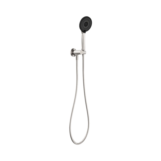 Project Round Shower On Bracket 4 Star Rating Brushed Nickel