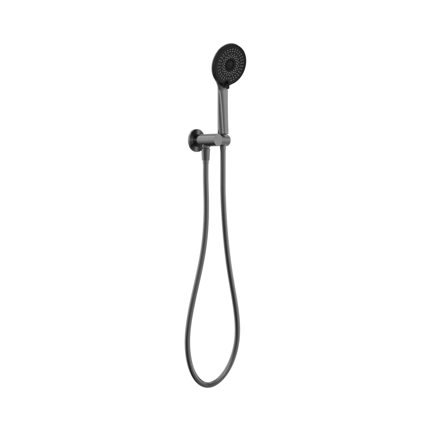 Project Round Shower On Bracket 4 Star Rating Gun Metal
