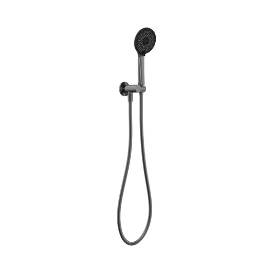 Project Round Shower On Bracket 4 Star Rating Gun Metal