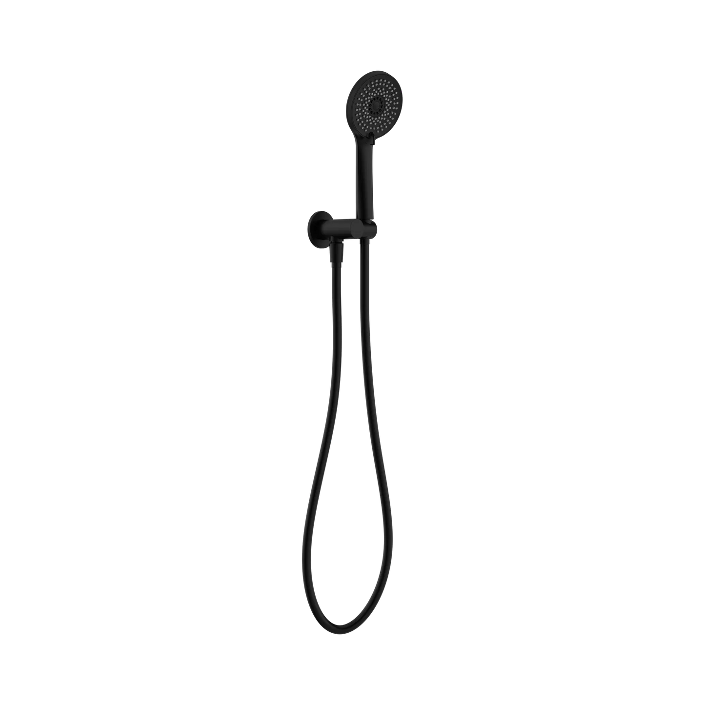 Project Round Shower On Bracket 4 Star Rating Matte Black