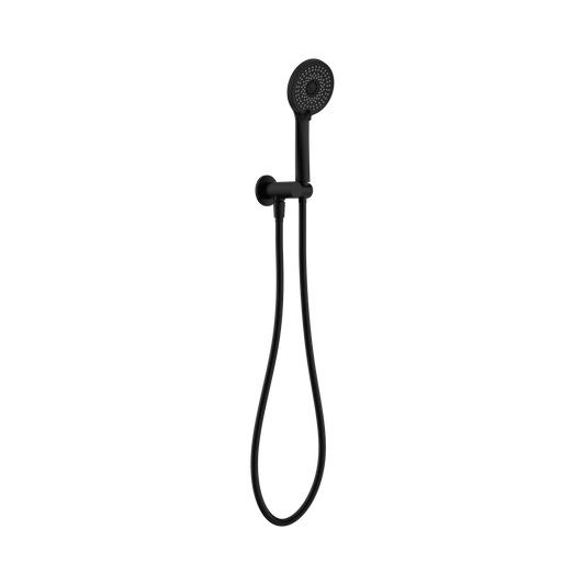 Project Round Shower On Bracket 4 Star Rating Matte Black