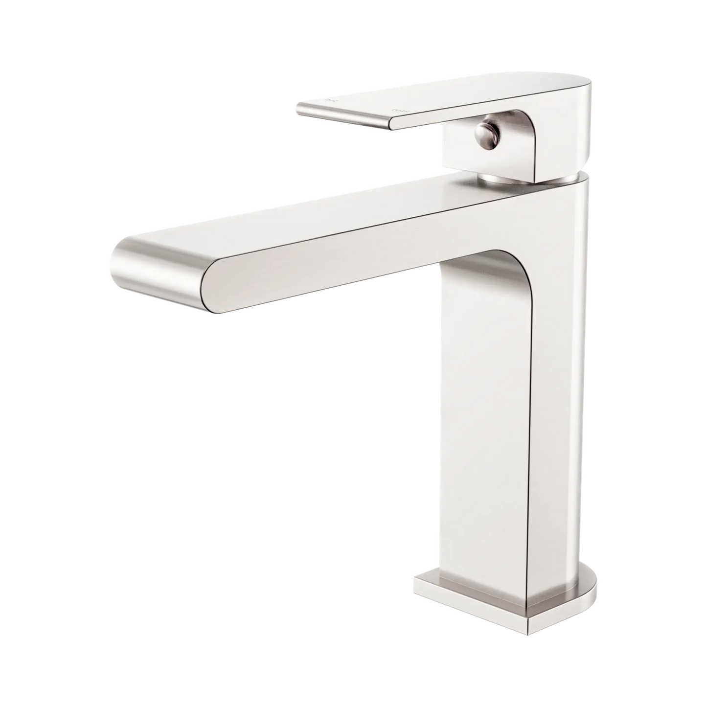Bianca Basin Mixer Straight Spout Brushed Nickel