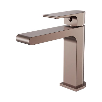 Bianca Basin Mixer Straight Spout Brushed Bronze