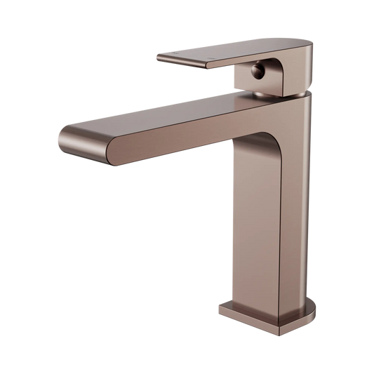Bianca Basin Mixer Straight Spout Brushed Bronze