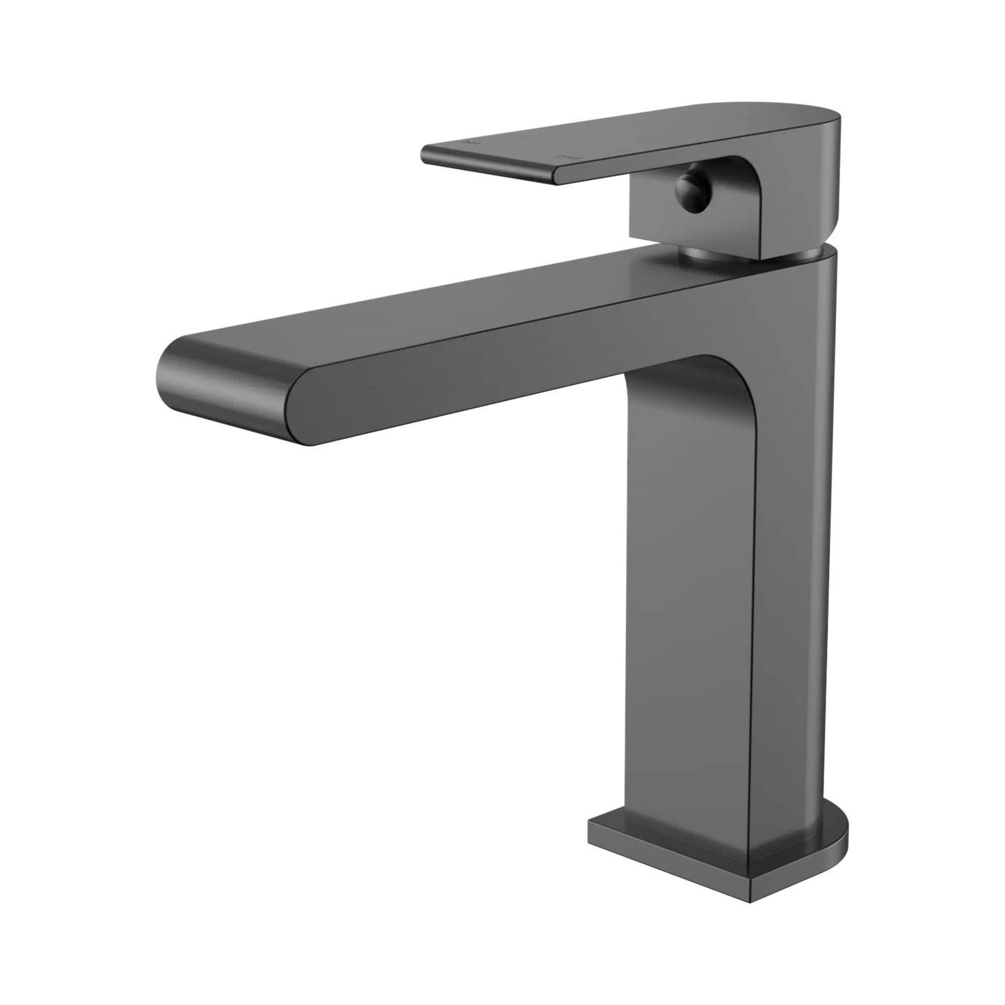 Bianca Basin Mixer Straight Spout Gun Metal
