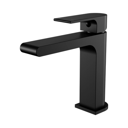 Bianca Basin Mixer Straight Spout Matte Black
