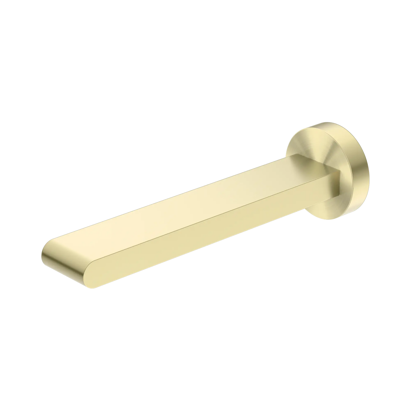 Bianca Fixed Bath Spout Only 200mm Brushed Gold