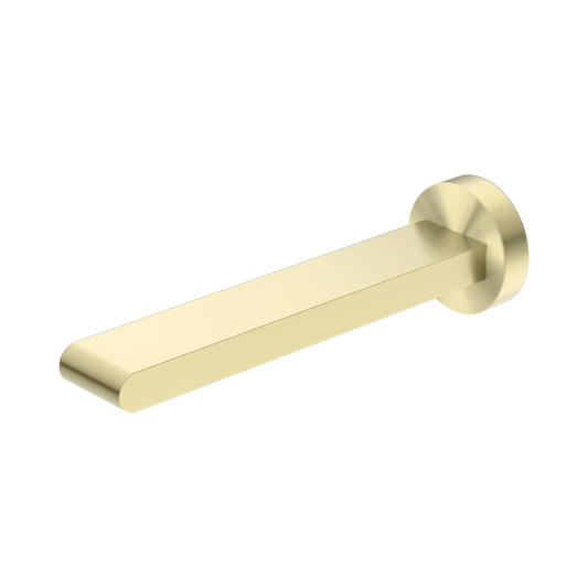 Bianca Fixed Bath Spout Only 200mm Brushed Gold