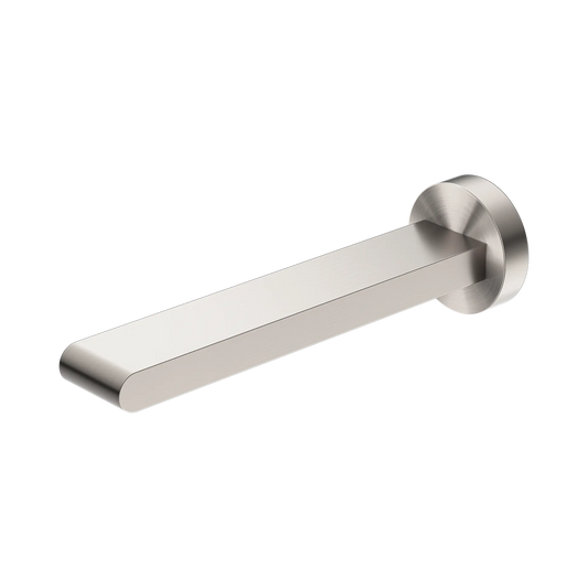 Bianca Fixed Bath Spout Only 200mm Brushed Nickel