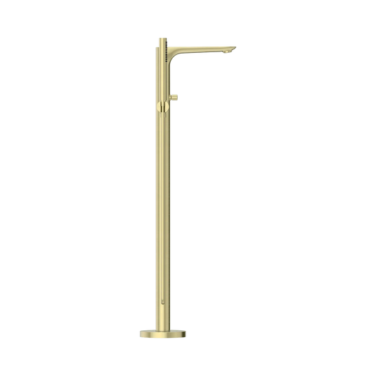 Bianca Freestanding Bath Mixer With Hand Shower Brushed Gold