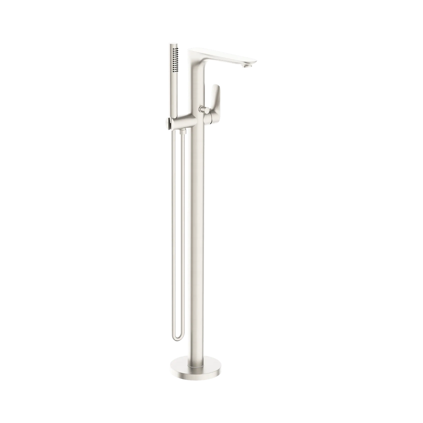 Bianca Freestanding Bath Mixer With Hand Shower Brushed Nickel