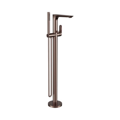 Bianca Freestanding Bath Mixer With Hand Shower Brushed Bronze