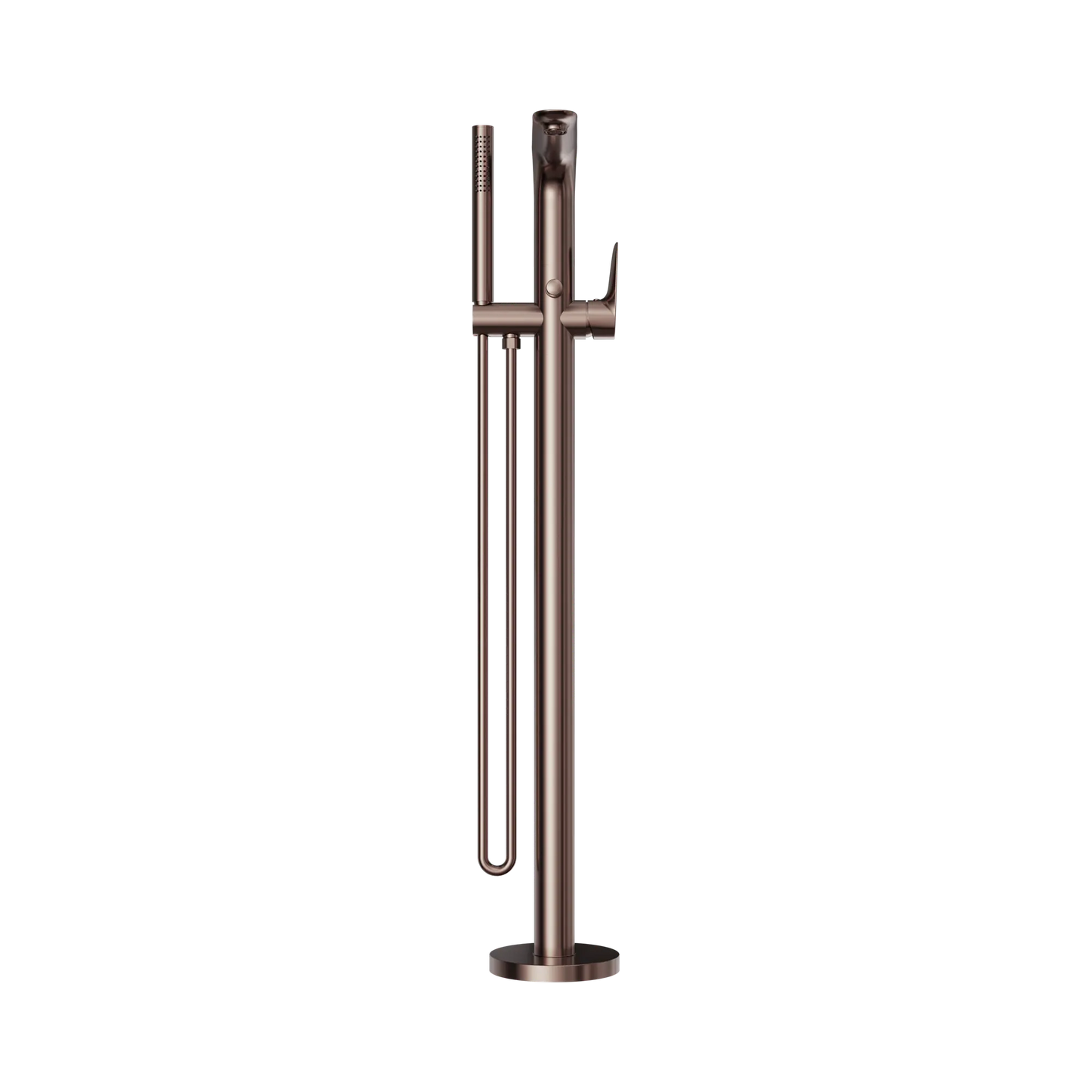 Bianca Freestanding Bath Mixer With Hand Shower Brushed Bronze